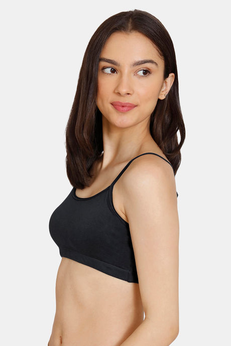 Zivame Girls Double Layered Non Wired Full Coverage Slip-on Beginner Bra (Pack of 2) - Multicolor — image 2